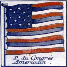 Flag on the 1793 Lotter Flag Sheet