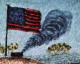 Flag at Yorktown by Simcoe