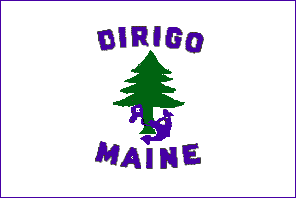 The Merchant and Marine Flag of Maine