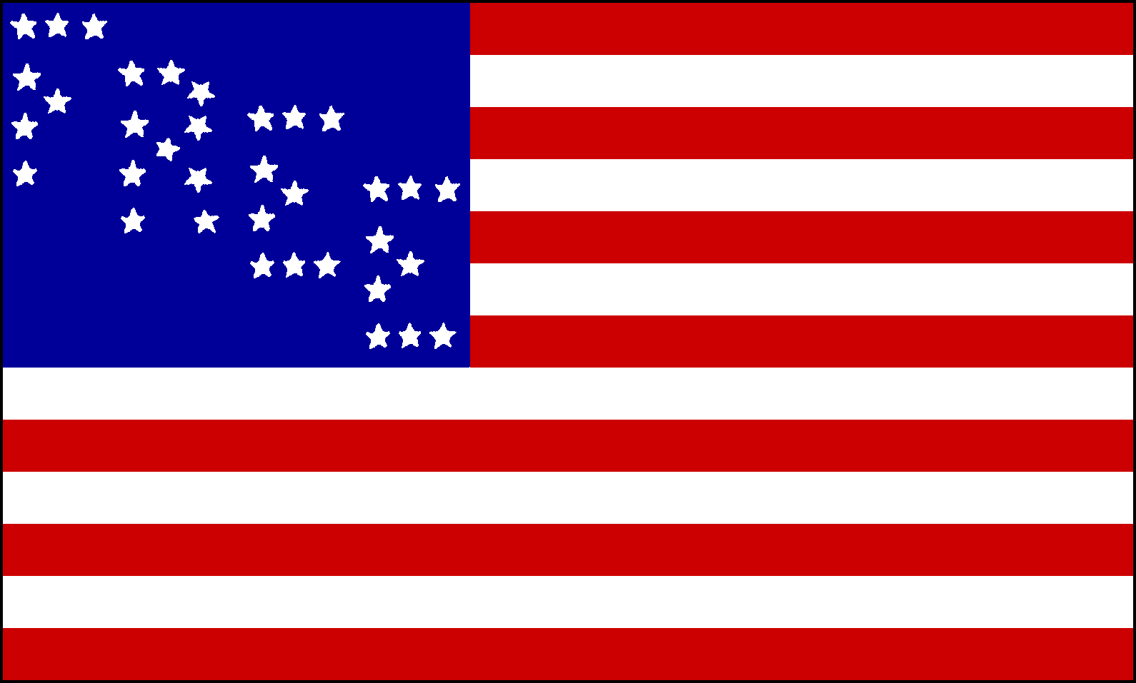 Example 35-star Flag