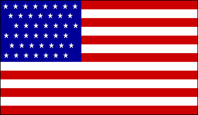 Example 43-star Flag